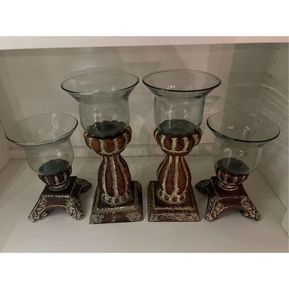 Southern Living at Home Bell Jars set of 4 - Picture 1 of 6